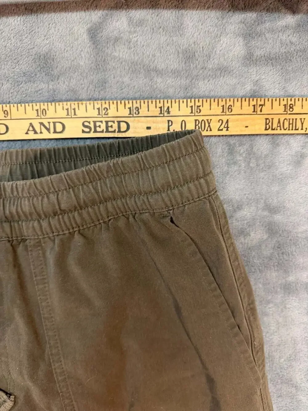 The North Face Men's Olive Green Cargo Drawstring Pants Size Medium